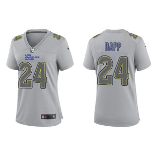 Taylor Rapp Women's Los Angeles Rams Gray Atmosphere Fashion Game Jersey