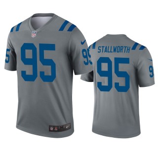 Indianapolis Colts Taylor Stallworth Gray Inverted Legend Jersey