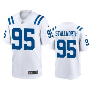 Indianapolis Colts Taylor Stallworth White Game Jersey