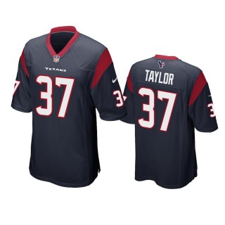 Houston Texans Taywan Taylor Navy Game Jersey