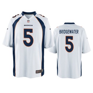Denver Broncos Teddy Bridgewater White Game Jersey