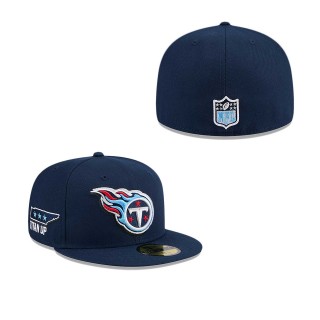 Tennessee Titans Navy 2024 NFL Draft 59FIFTY Fitted Hat