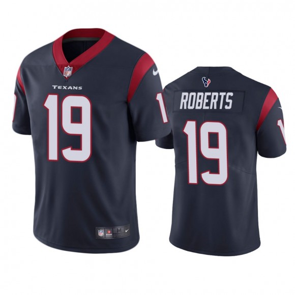 Houston Texans Andre Roberts Navy Vapor Limited Jersey