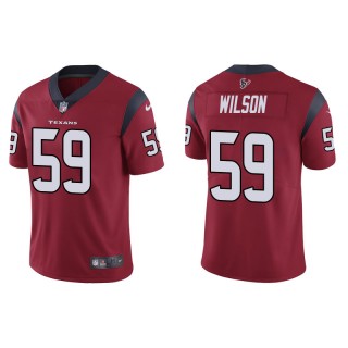 Men's Houston Texans Eric Wilson Red Vapor Limited Jersey