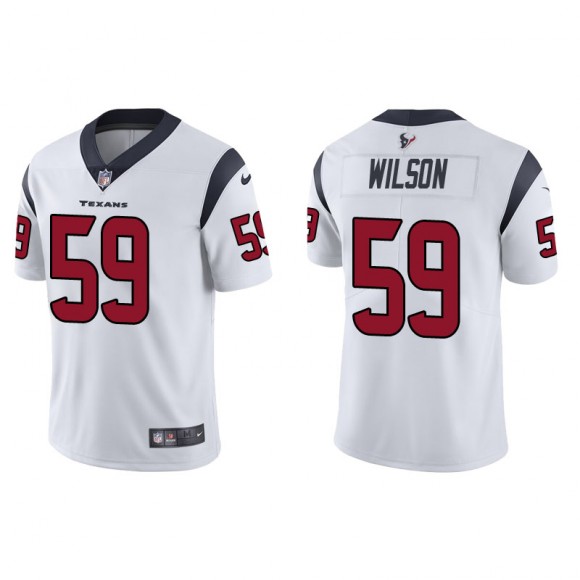 Men's Houston Texans Eric Wilson White Vapor Limited Jersey