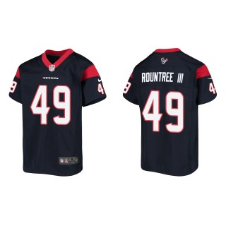 Youth Larry Rountree III Texans Navy Game Jersey