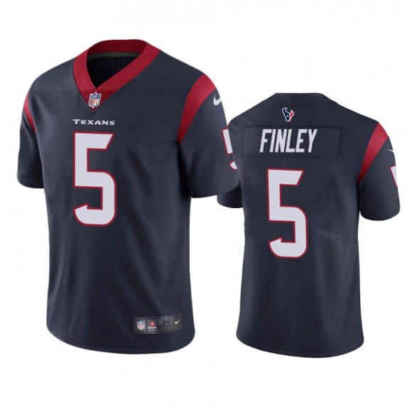 Ryan Finley Houston Texans Navy Vapor Limited Jersey