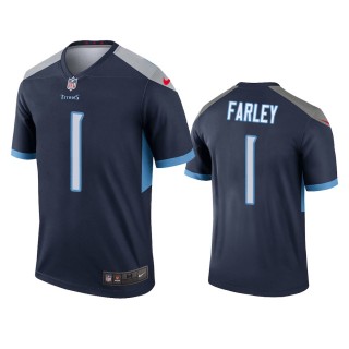 Tennessee Titans Caleb Farley Navy Legend Jersey