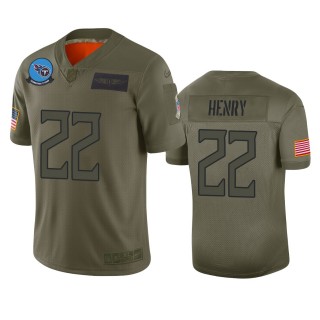 Tennessee Titans Derrick Henry Camo 2019 Salute to Service Limited Jersey