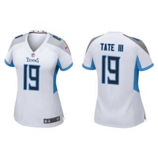 Women's Tennessee Titans Golden Tate III White Game Jersey