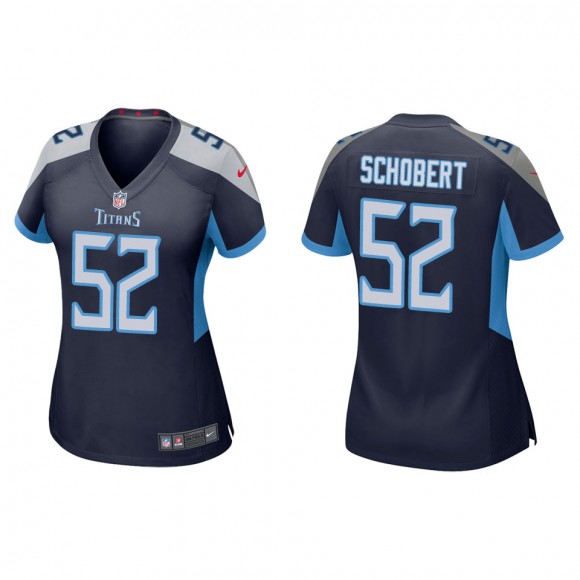 Women's Tennessee Titans Joe Schobert Navy Game Jersey