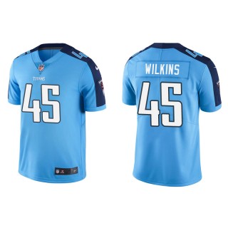 Men's Titans Jordan Wilkins Light Blue Vapor Limited Jersey