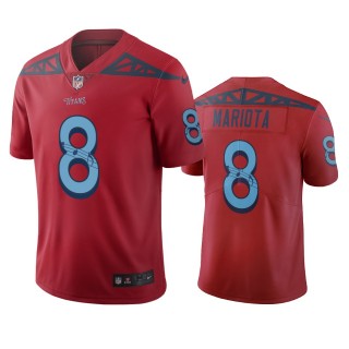 Tennessee Titans Marcus Mariota Red Vapor Limited City Edition Jersey