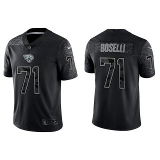 Tony Boselli Jacksonville Jaguars Black Reflective Limited Jersey
