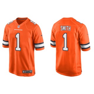 Tremon Smith Denver Broncos Orange Alternate Game Jersey