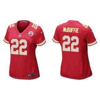 Women's Chiefs Trent McDuffie Red Game Jersey