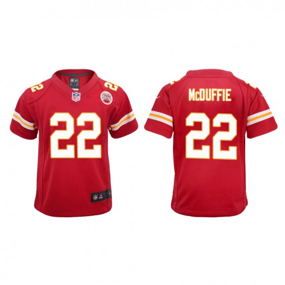 Youth Chiefs Trent McDuffie Red Game Jersey