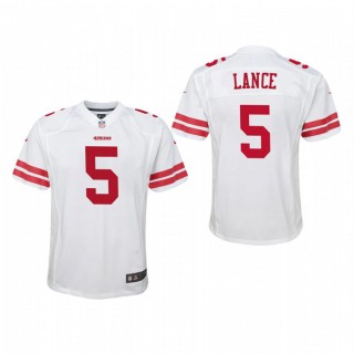 Youth San Francisco 49ers Trey Lance Game Jersey - White
