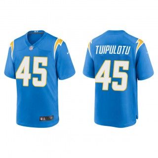 Tuli Tuipulotu Powder Blue 2023 NFL Draft Game Jersey
