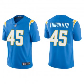 Tuli Tuipulotu Powder Blue 2023 NFL Draft Vapor Limited Jersey