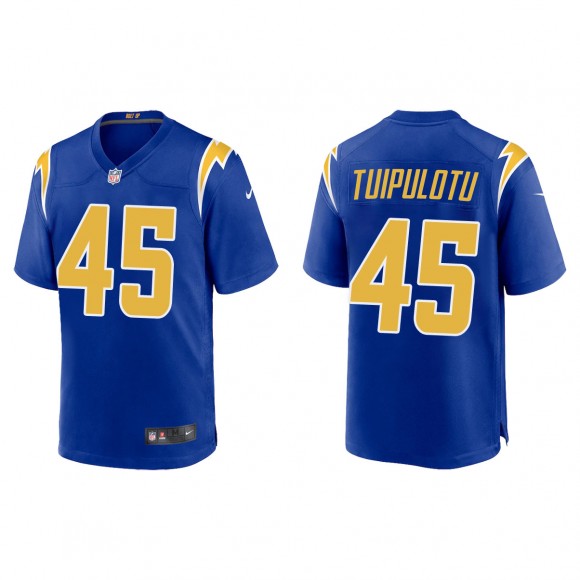 Tuli Tuipulotu Royal 2023 NFL Draft Alternate Game Jersey