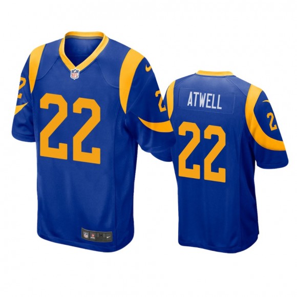 Los Angeles Rams Tutu Atwell Royal Game Jersey