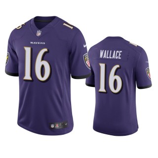 Tylan Wallace Baltimore Ravens Purple Vapor Limited Jersey