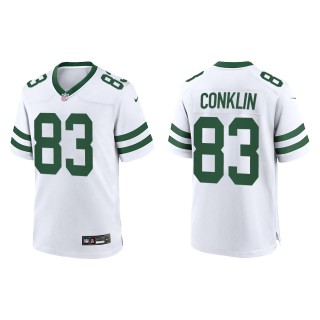 Tyler Conklin Jets White Legacy Game Jersey