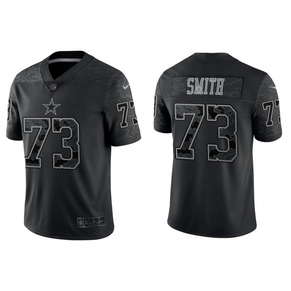 Tyler Smith Dallas Cowboys Black Reflective Limited Jersey