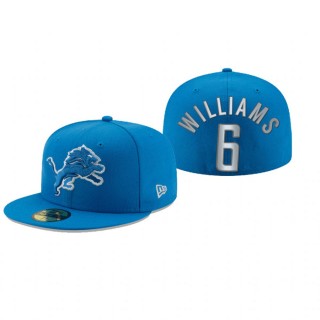 Detroit Lions Tyrell Williams Blue Omaha 59FIFTY Fitted Hat