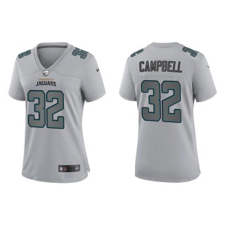 Tyson Campbell Women's Jacksonville Jaguars Gray Atmosphere Fashion Game Jersey