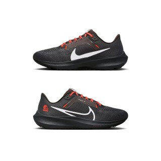 Unisex Cleveland Browns Anthracite Zoom Pegasus 40 Running Shoes