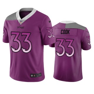 Men's Vikings Dalvin Cook Purple Vapor Limited City Edition Jersey