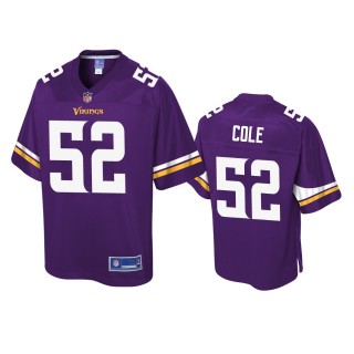 Minnesota Vikings Mason Cole Purple Pro Line Jersey - Men's