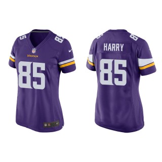 Women N'Keal Harry Vikings Purple Game Jersey