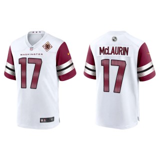 Terry McLaurin Washington Commanders White 90th Anniversary Game Jersey