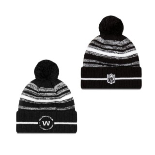 Washington Football Team Cold Weather Black Sport Knit Hat