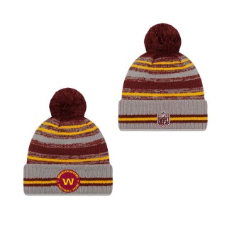Washington Football Team Cold Weather Gray Sport Knit Hat