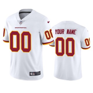 Washington Football Team Custom White Vapor Limited Jersey - Men's