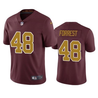 Washington Football Team Darrick Forrest Burgundy Vapor Limited Jersey