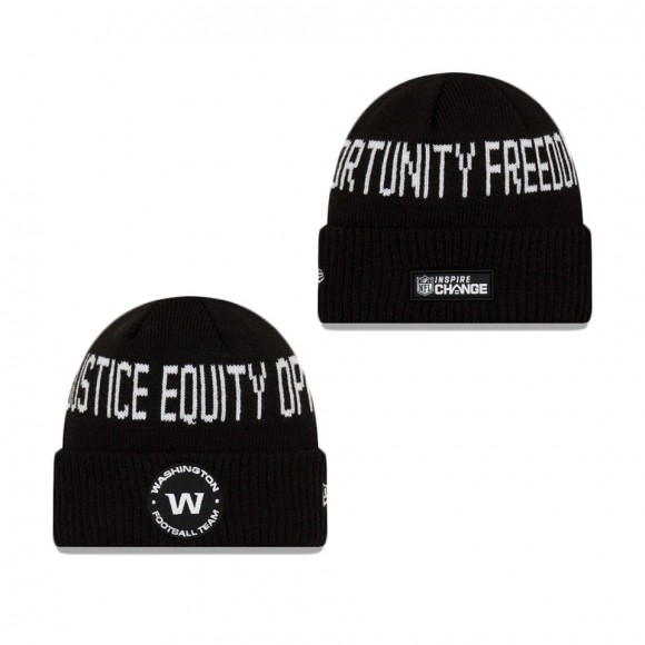 Washington Football Team Social Justice Cuff Knit Hat