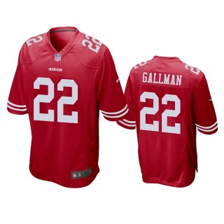 San Francisco 49ers Wayne Gallman Scarlet Game Jersey