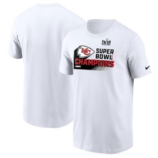 Chiefs White Super Bowl LVIII Champions Iconic T-Shirt