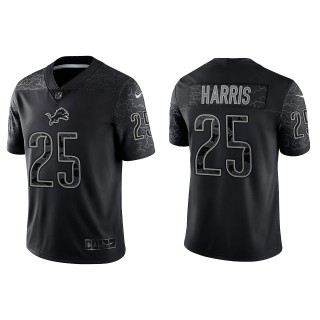 Will Harris Detroit Lions Black Reflective Limited Jersey