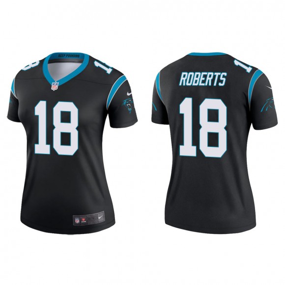 Women's Carolina Panthers Andre Roberts Black Legend Jersey