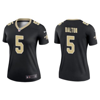 Women's New Orleans Saints Andy Dalton Black Legend Jersey