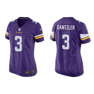 Women's Minnesota Vikings Cameron Dantzler Purple Game Jersey