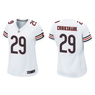 Women's Chicago Bears Dane Cruikshank White Game Jersey