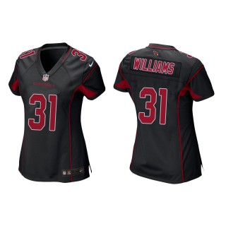 Women's Arizona Cardinals Darrel Williams Black Alternate Game Jersey