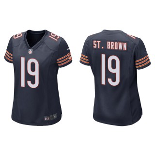 Women's Chicago Bears Equanimeous St. Brown Navy Game Jersey